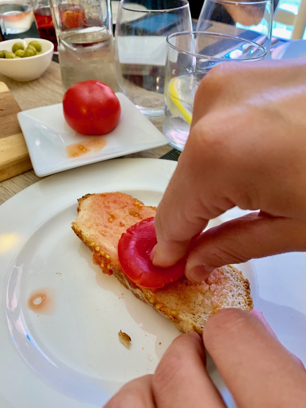 Pan con tomate er en klassiker i Spanien | Palafrugell | Costa Brava